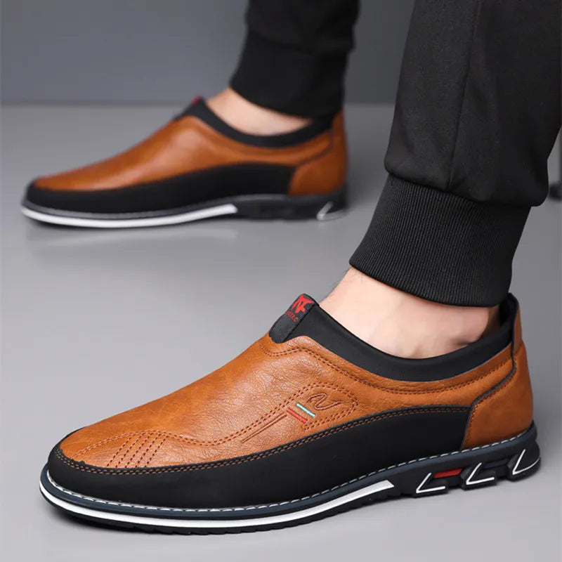 Δερμάτινα παπούτσια Slip-On Business