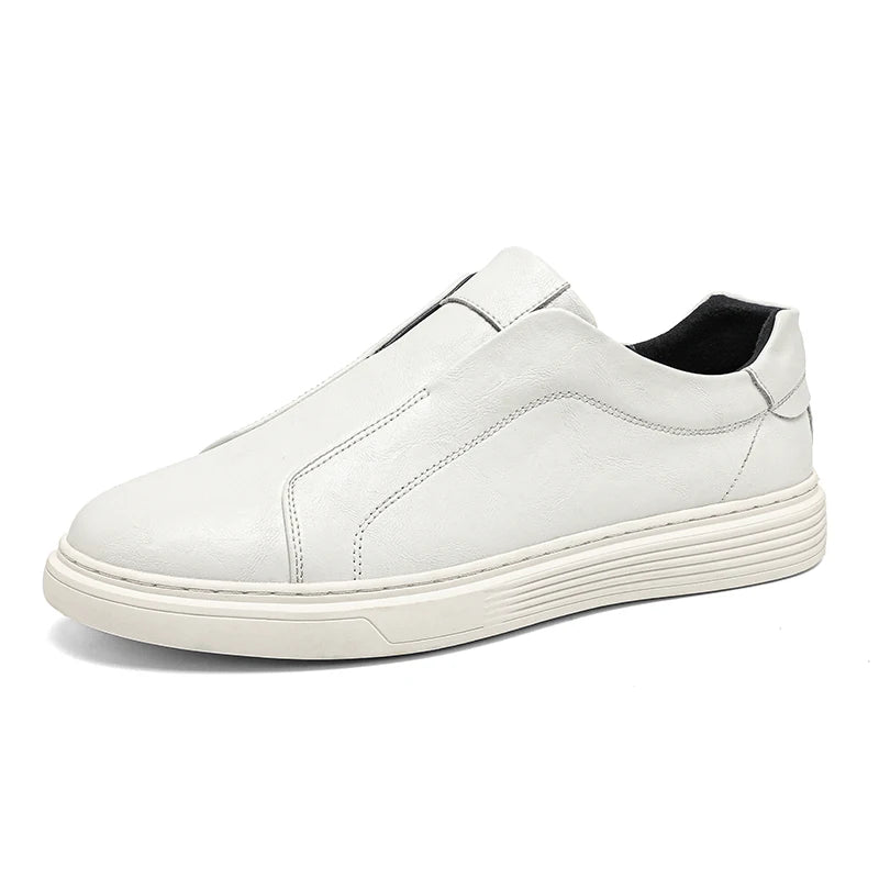 Κλασικά δερμάτινα παπούτσια Slip-On