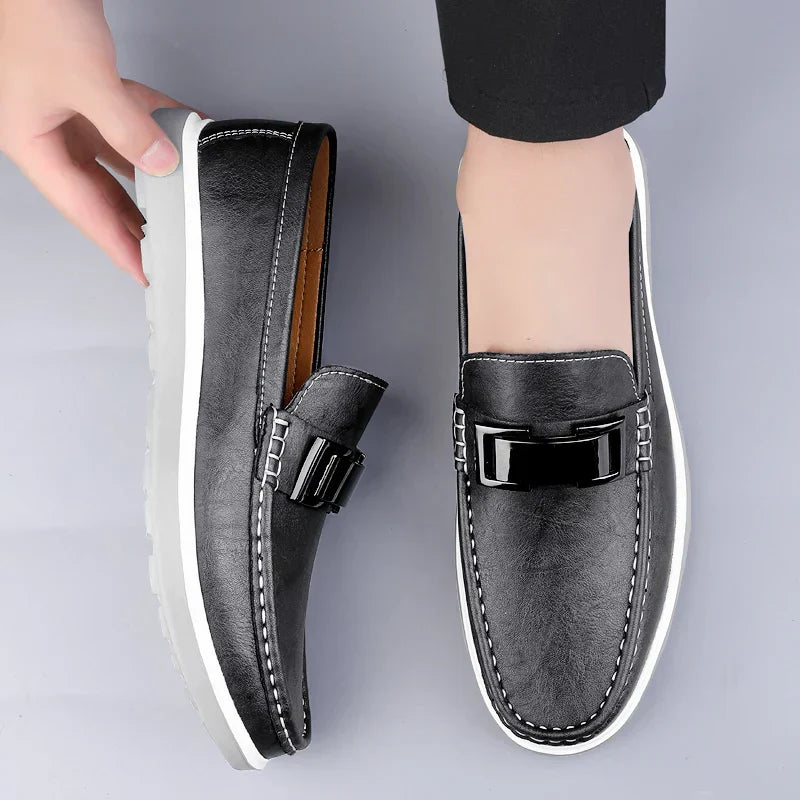 Πολυτελή δερμάτινα παπούτσια Loafers