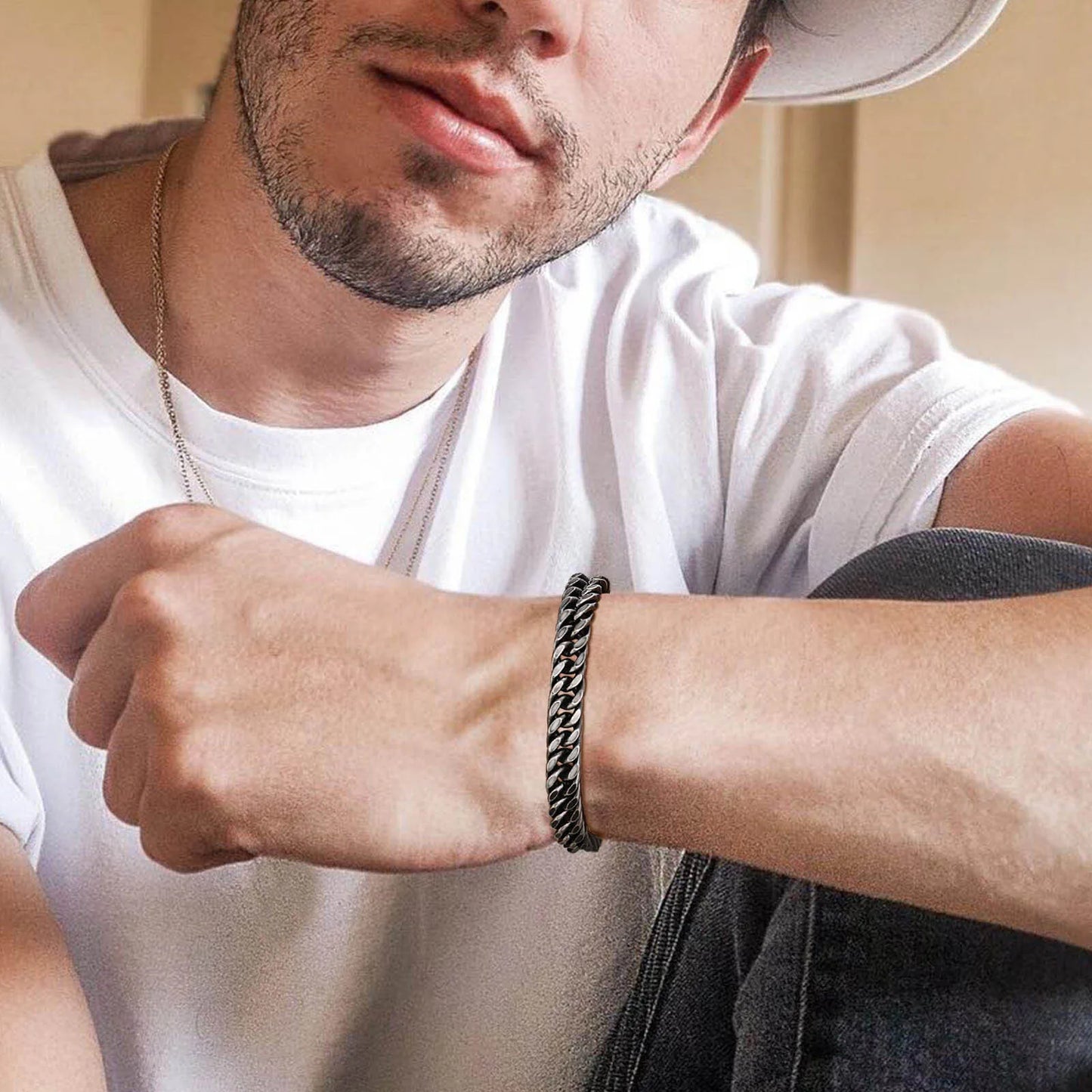 Ανδρικό βραχιόλι από ανοξείδωτο ατσάλι