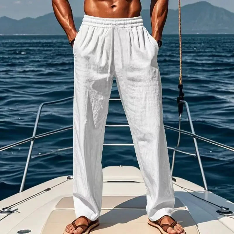 Hawaï λινό παντελόνι
