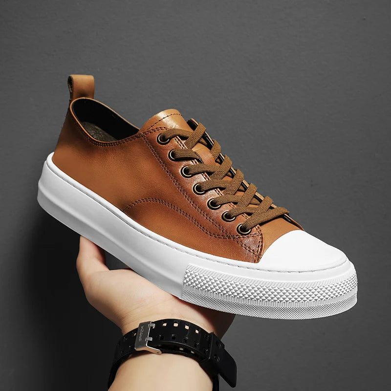 Κομψά δερμάτινα παπούτσια