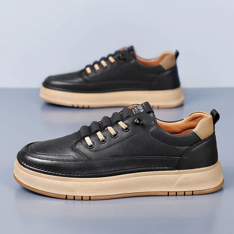 Κομψά δερμάτινα παπούτσια