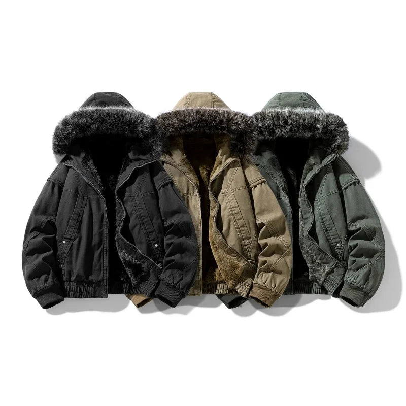 Κομψό μπουφάν με φόδρα από φλις