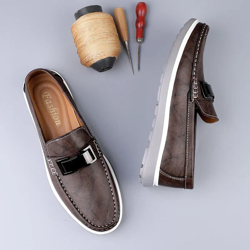 Πολυτελή δερμάτινα παπούτσια Loafers