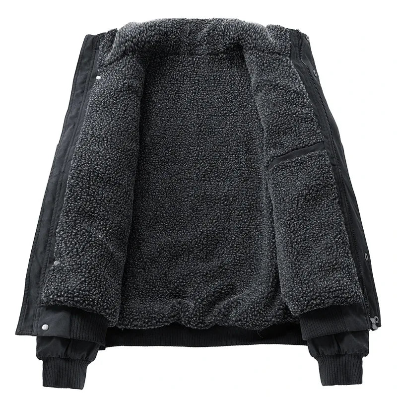 Κομψό μπουφάν με επένδυση από φλις