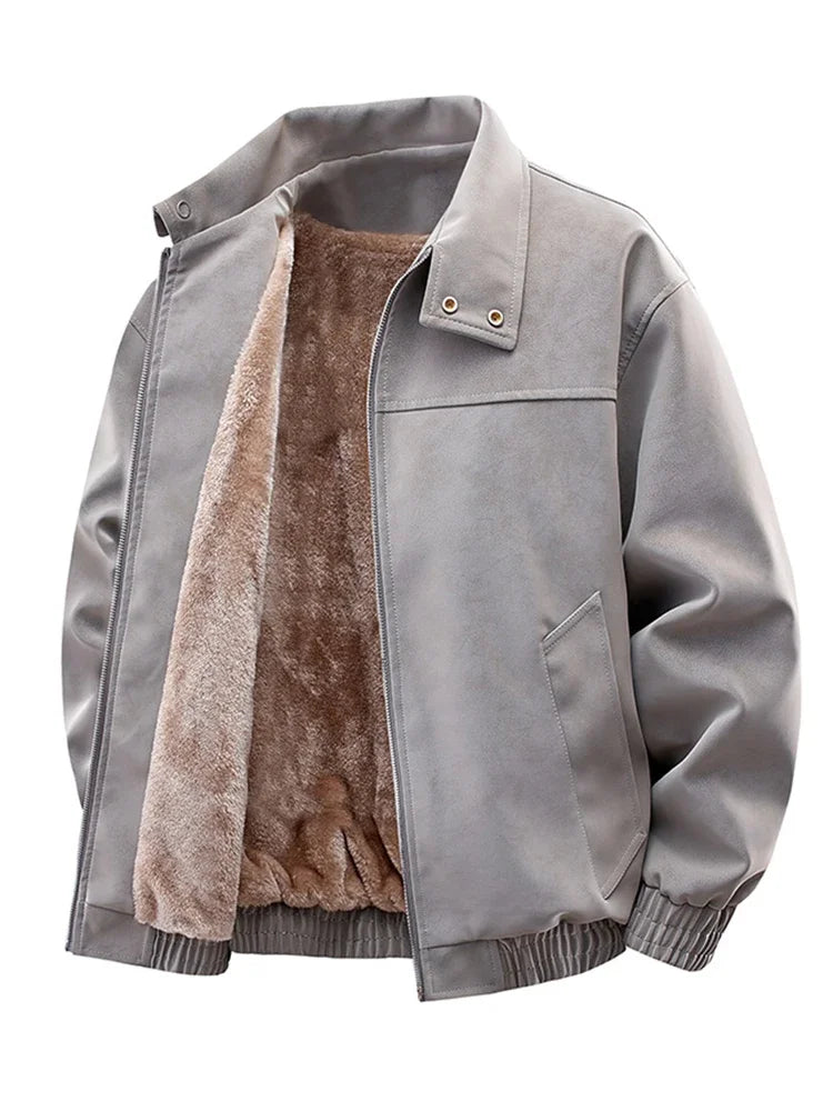 Ρετρό μπουφάν με φόδρα