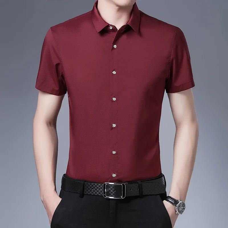 Business Casual κοντομάνικο πουκάμισο
