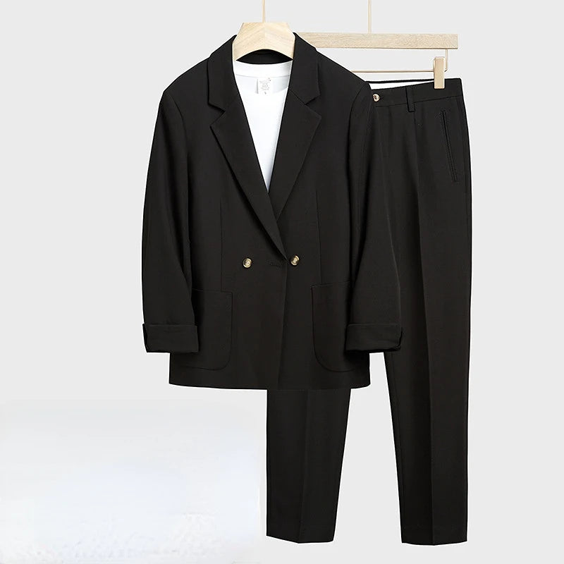 Κομψό ανδρικό σετ χαλαρής εφαρμογής