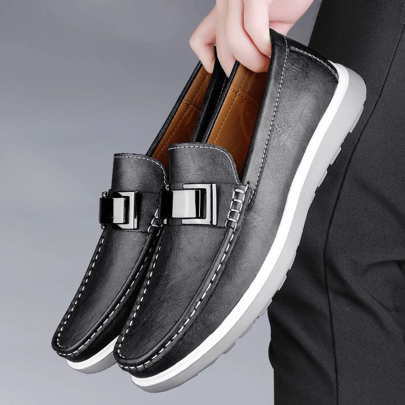 Πολυτελή δερμάτινα παπούτσια Loafers