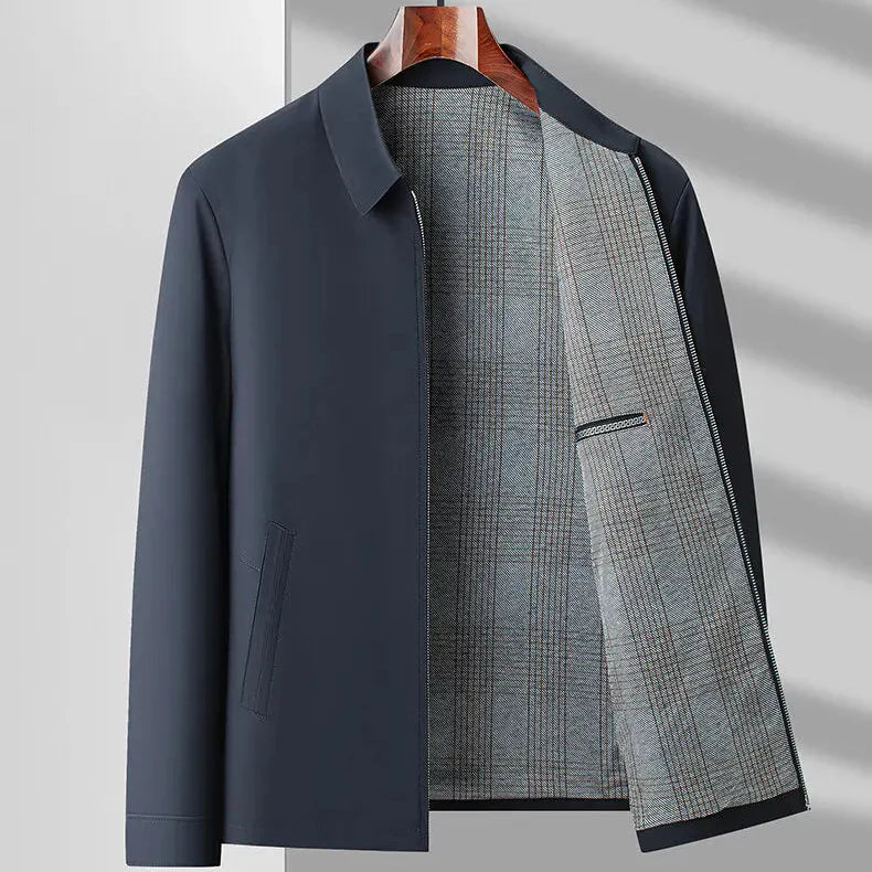 Προσαρμοσμένο μπουφάν με φερμουάρ