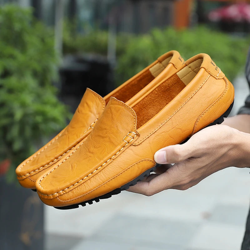 Vintage δερμάτινα παπούτσια Loafers