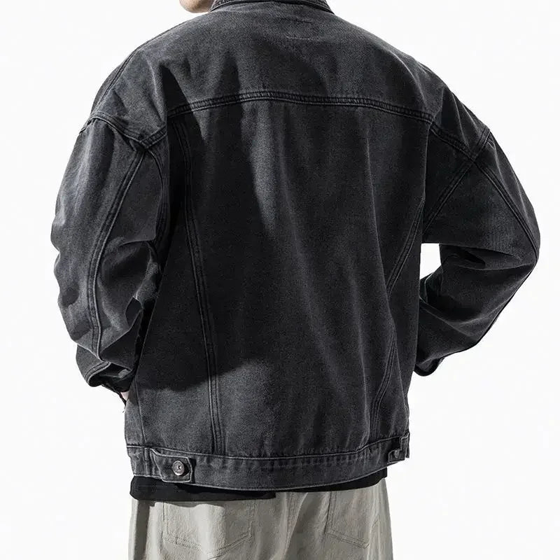 Oversized τζιν μπουφάν