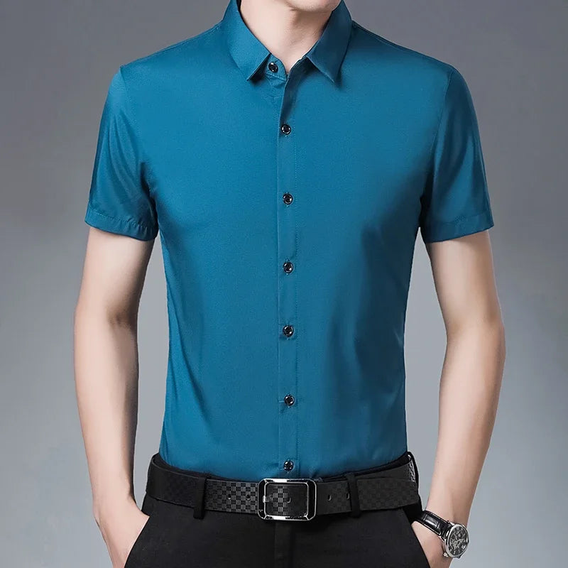 Business Casual κοντομάνικο πουκάμισο