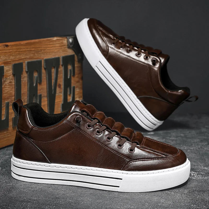 Κομψά δερμάτινα παπούτσια