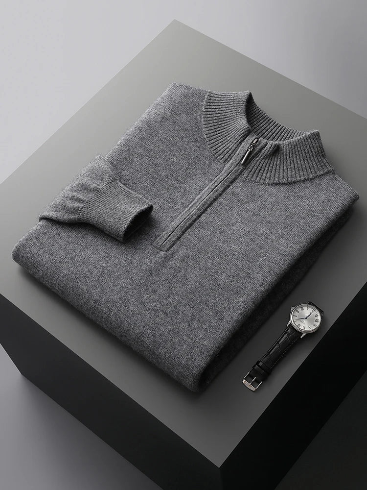 Φλορεντία Κασμίρ Πουλόβερ με Φερμουάρ