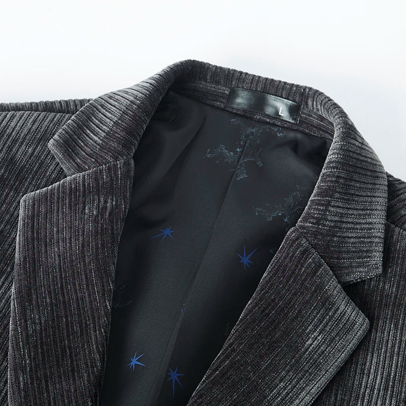 Κομψό κοτλέ σακάκι κοτλέ