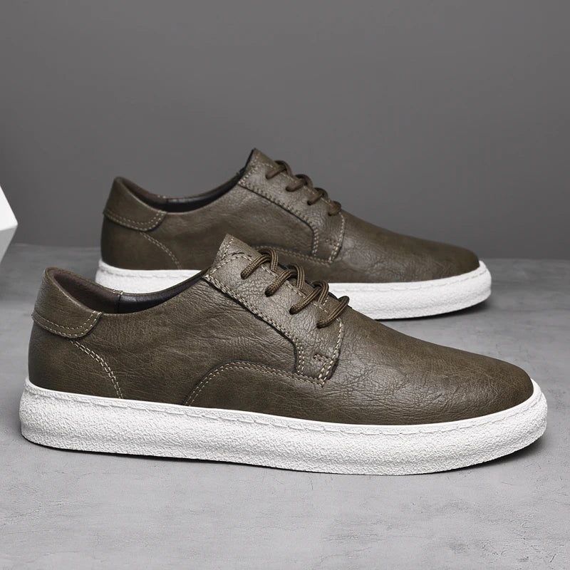 Κομψά δερμάτινα παπούτσια