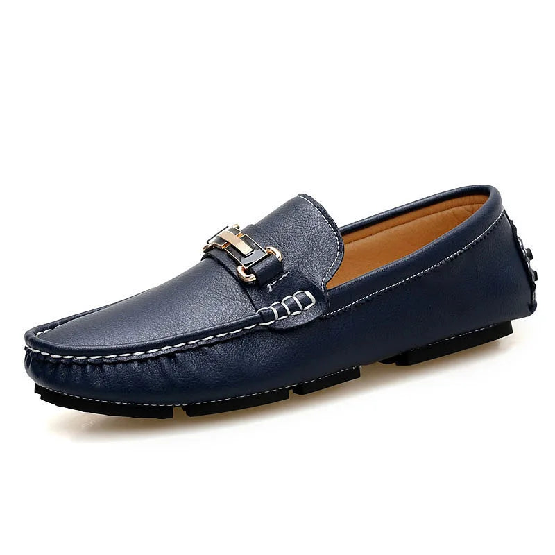 Γνήσια δερμάτινα παπούτσια Loafers