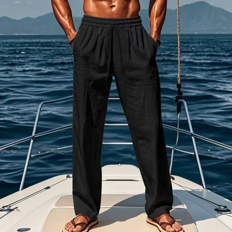 Hawaï λινό παντελόνι