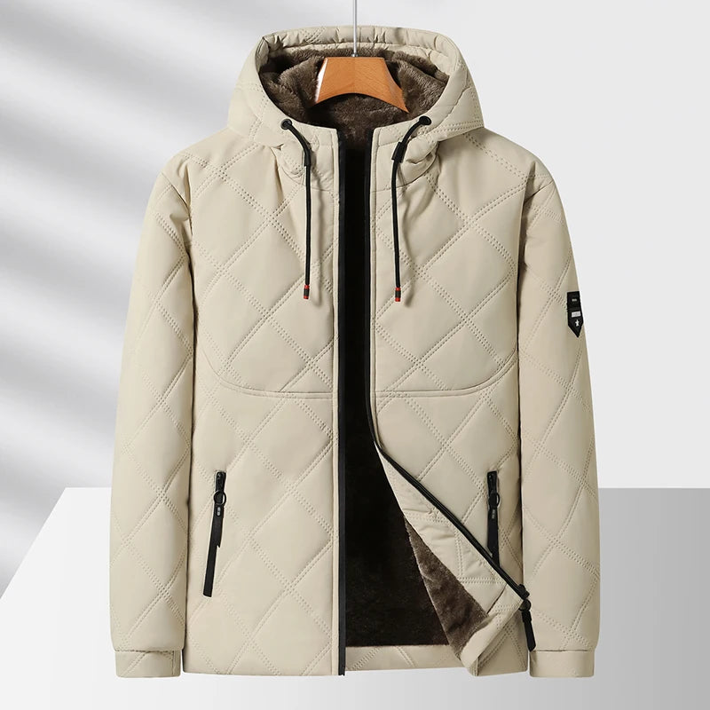 Κομψό μπουφάν με επένδυση από φλις