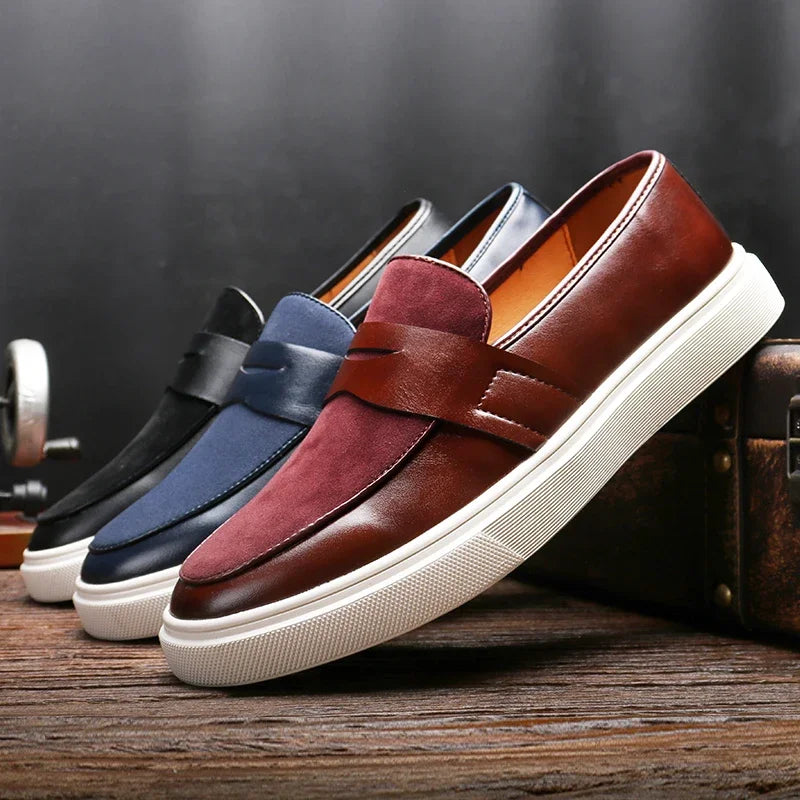 Naples δερμάτινα παπούτσια Loafers