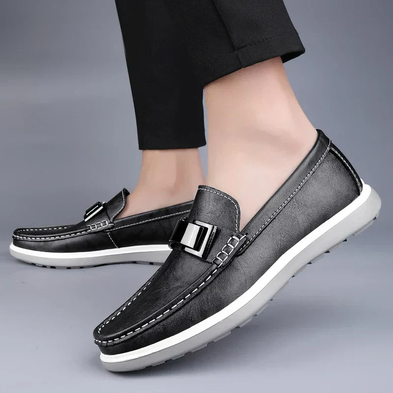 Πολυτελή δερμάτινα παπούτσια Loafers