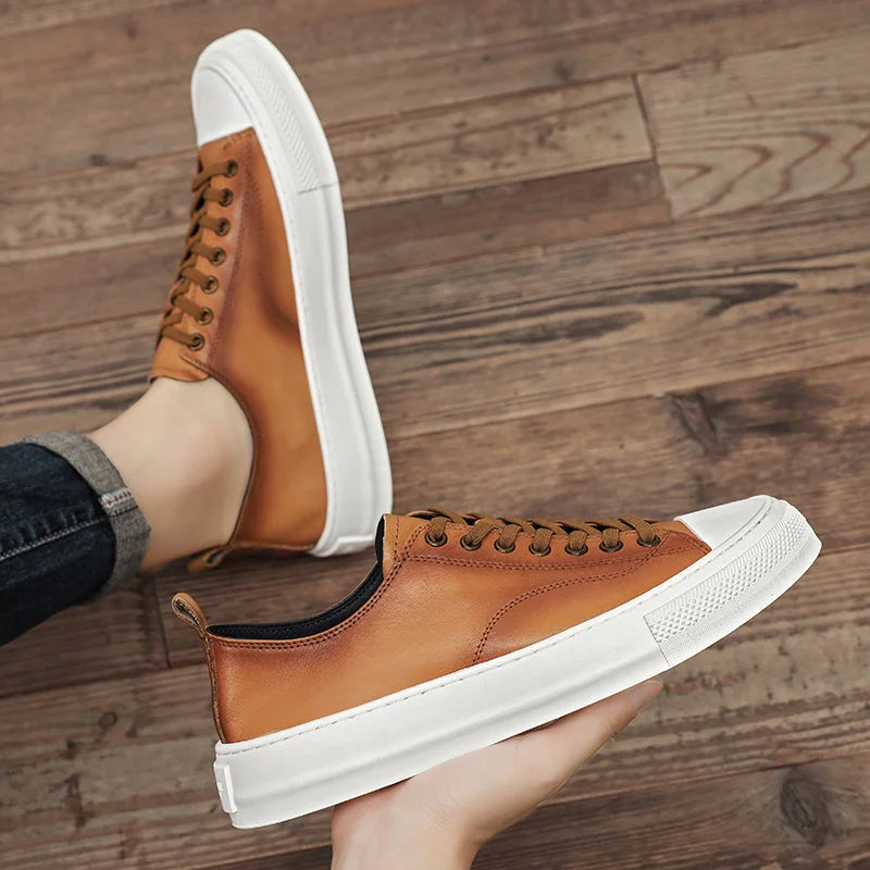 Κομψά δερμάτινα παπούτσια