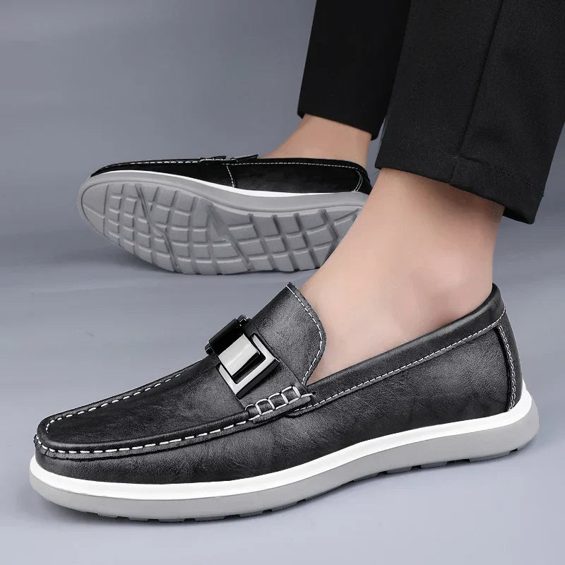 Πολυτελή δερμάτινα παπούτσια Loafers