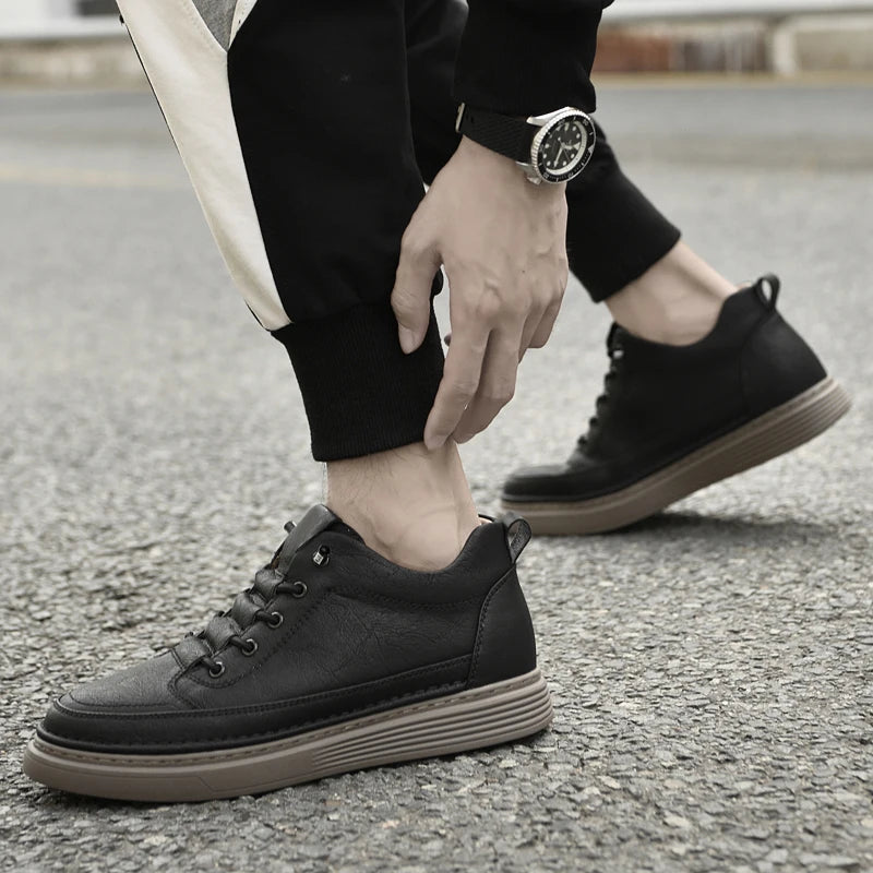 Κομψά δερμάτινα παπούτσια Oxford