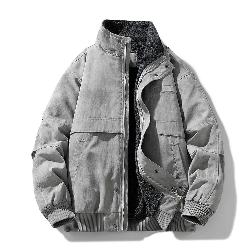 Κομψό μπουφάν με επένδυση από φλις