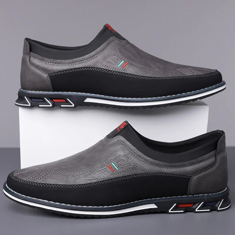 Δερμάτινα παπούτσια Slip-On Business