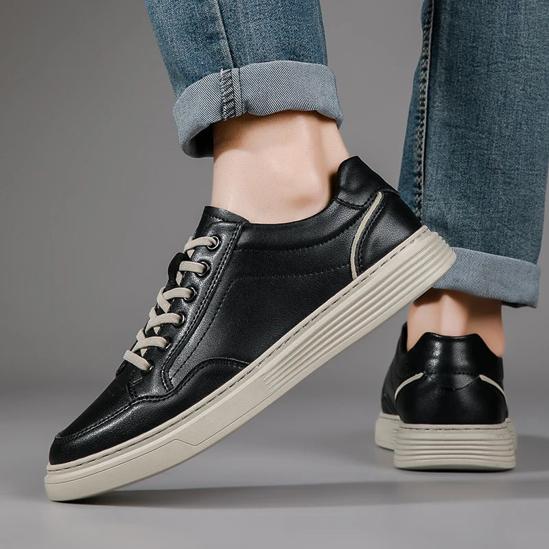 Κομψά δερμάτινα παπούτσια