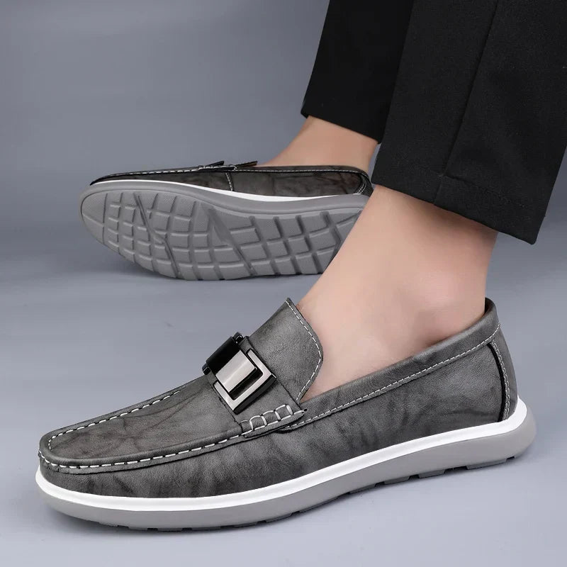Πολυτελή δερμάτινα παπούτσια Loafers