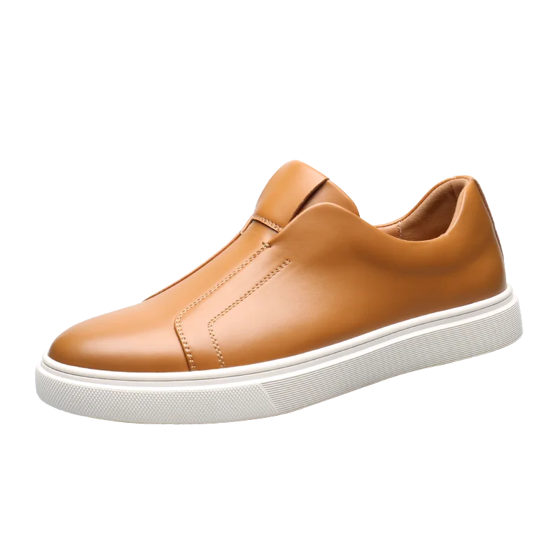 Casual δερμάτινα παπούτσια Slip-On