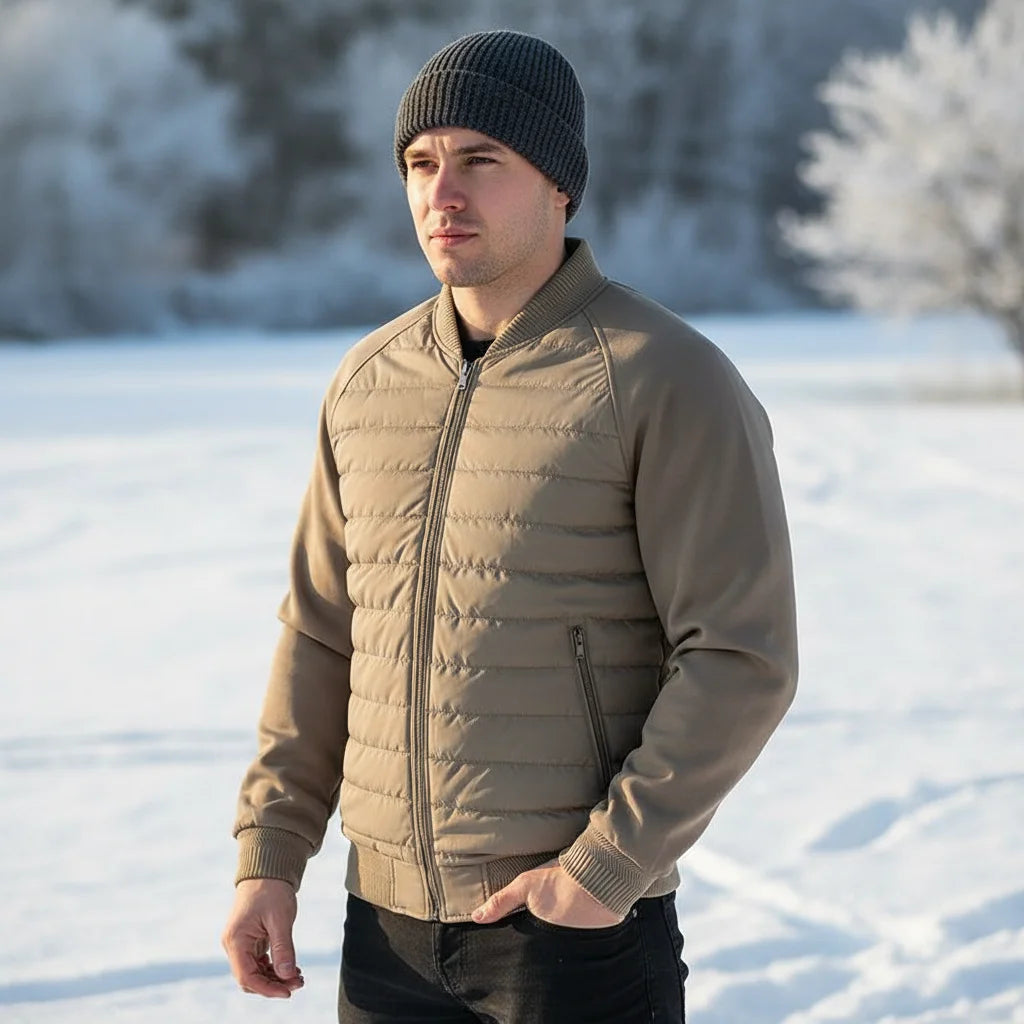 Κομψό ζεστό μπουφάν bomber