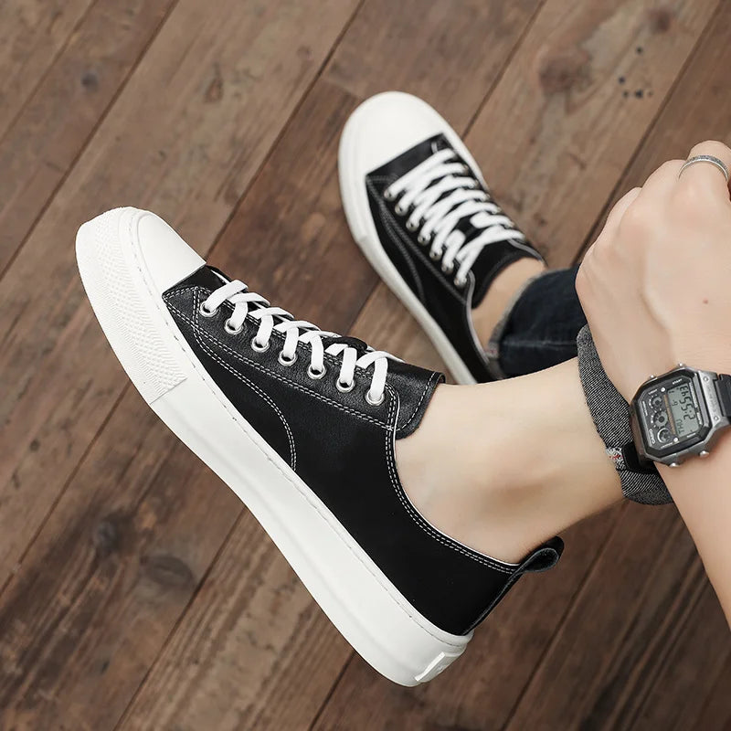 Κομψά δερμάτινα παπούτσια