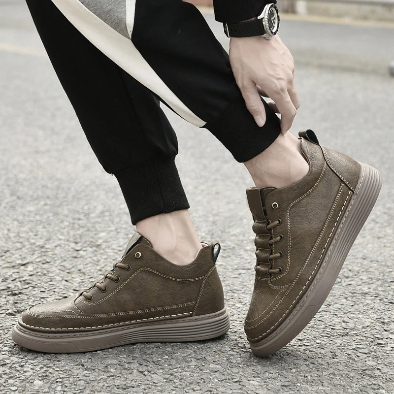 Κομψά δερμάτινα παπούτσια Oxford