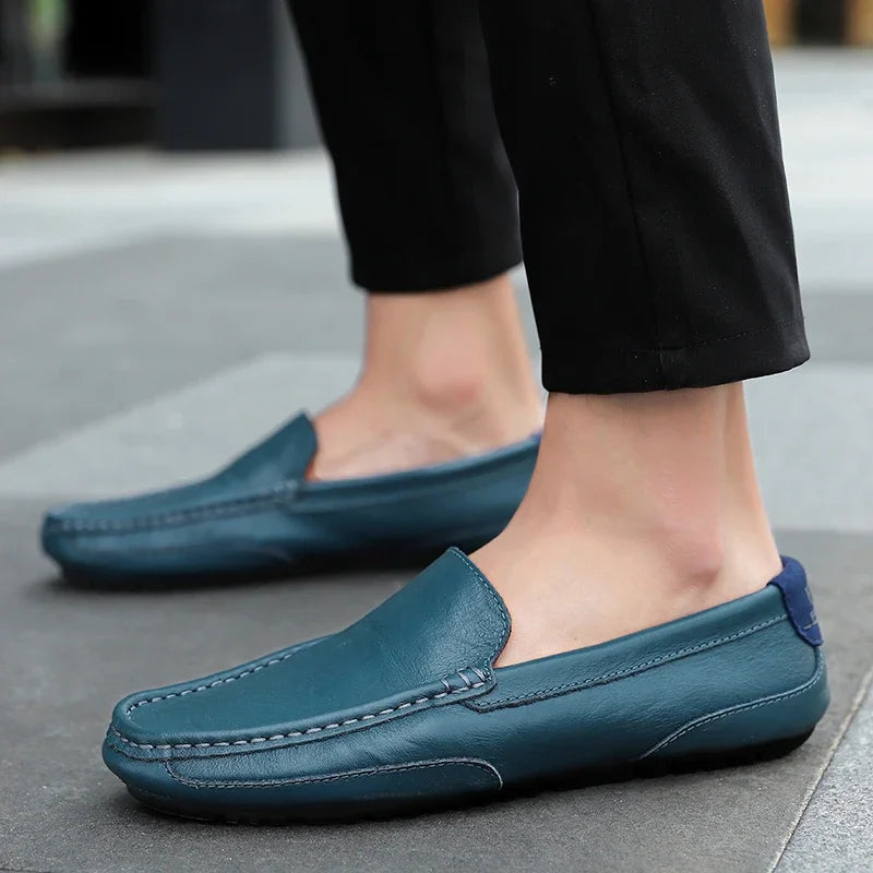 Vintage δερμάτινα παπούτσια Loafers