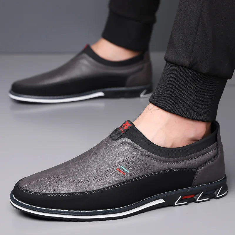 Δερμάτινα παπούτσια Slip-On Business