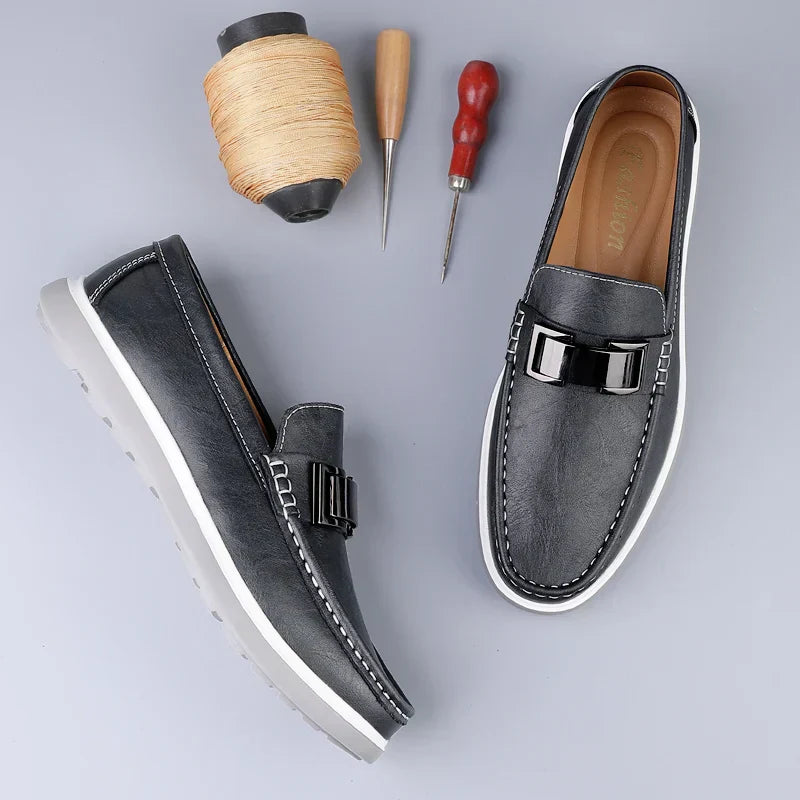 Πολυτελή δερμάτινα παπούτσια Loafers