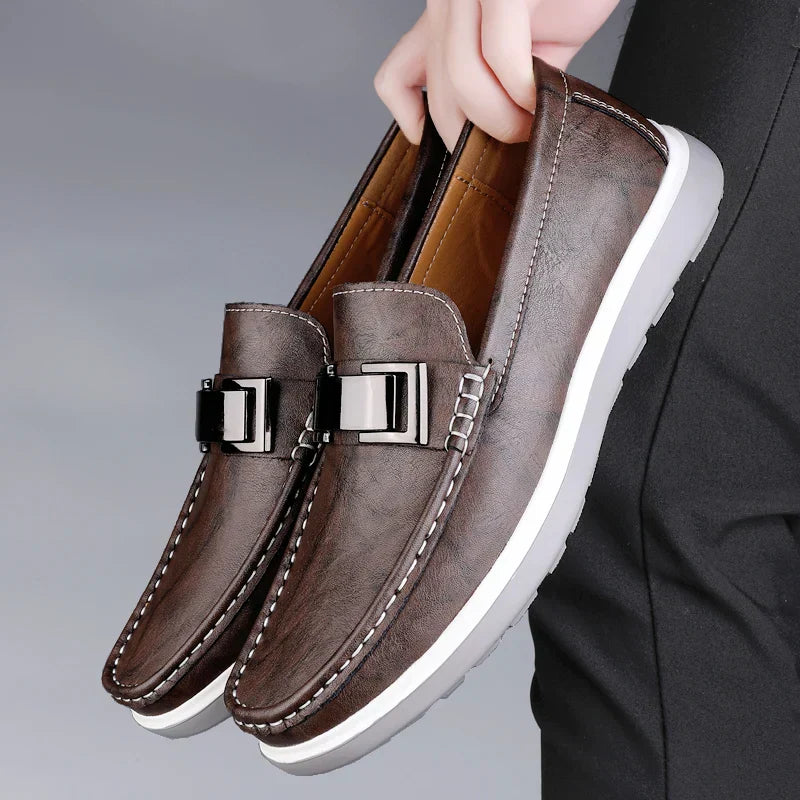Πολυτελή δερμάτινα παπούτσια Loafers