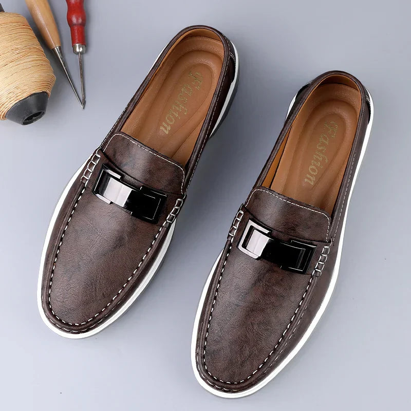 Πολυτελή δερμάτινα παπούτσια Loafers