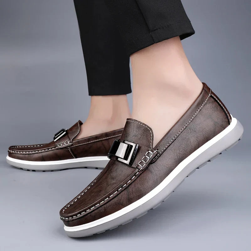 Πολυτελή δερμάτινα παπούτσια Loafers