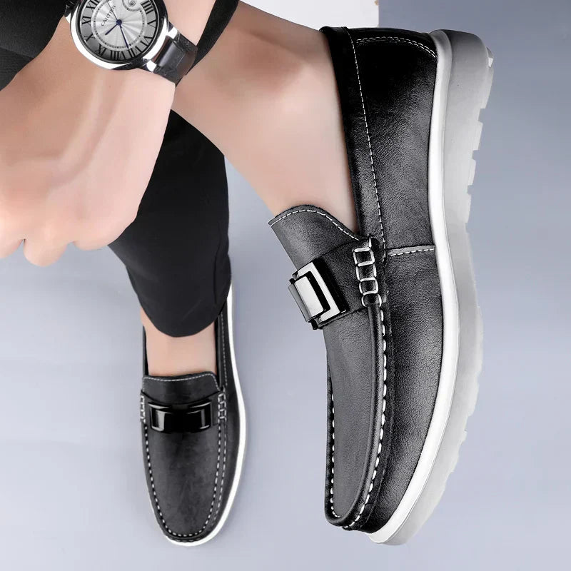 Πολυτελή δερμάτινα παπούτσια Loafers