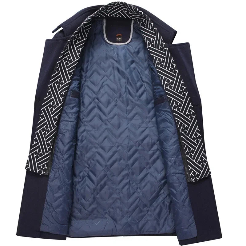 Κομψό μάλλινο παλτό