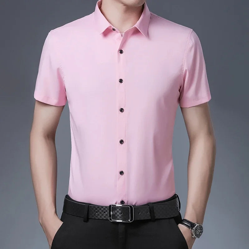 Business Casual κοντομάνικο πουκάμισο