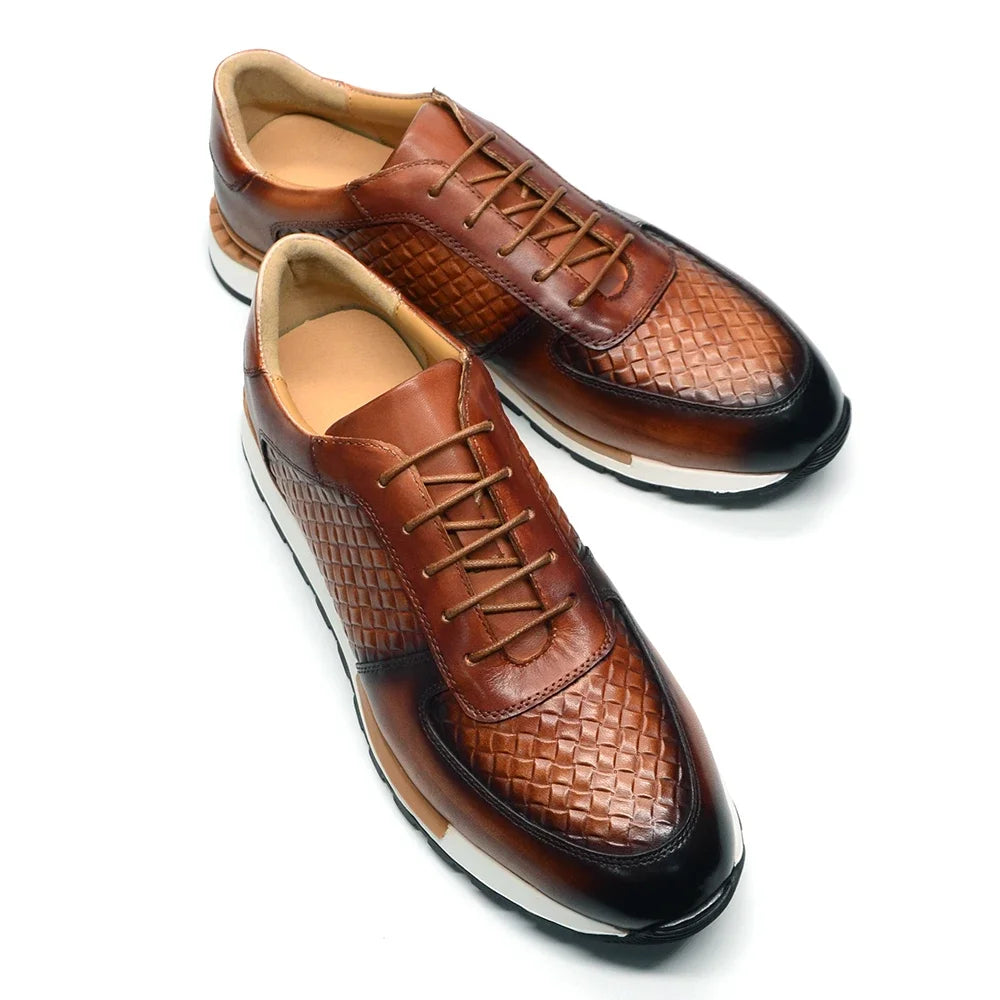 Κομψά δερμάτινα παπούτσια