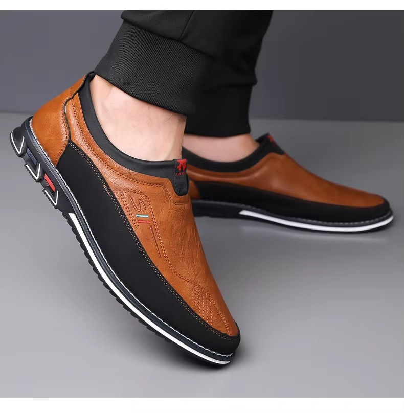 Δερμάτινα παπούτσια Slip-On Business