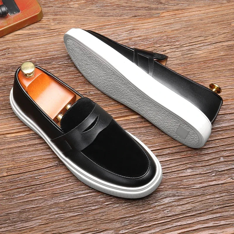 Naples δερμάτινα παπούτσια Loafers